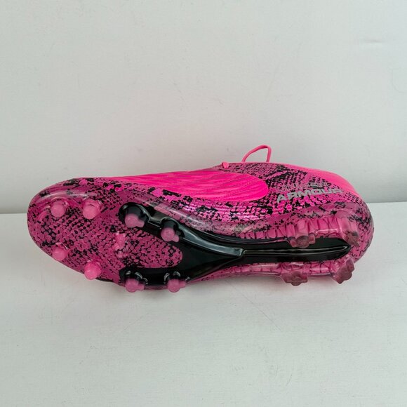 Men's 10 - Under Armour Magnetico Elite 4 FG Pitch Viper Soccer Cleats - Pink - Picture 10 of 12